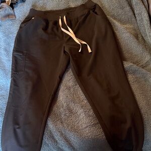 FIGS Zamora Jogger Pant - Black - XL - Tall